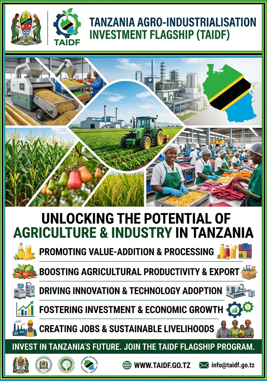 Workshop ya Tanzania Agro-Industrialisation Investment Flagship (TAIDF).